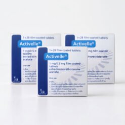3 Boxes Activelle 1 mg/0.5 mg 28 Tablets