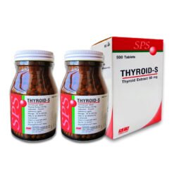 2 Bottles Thyroid-S 60 mg Natural Desiccated Thyroid (NDT) 500 Tablets